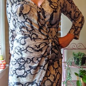 Snake skin dress